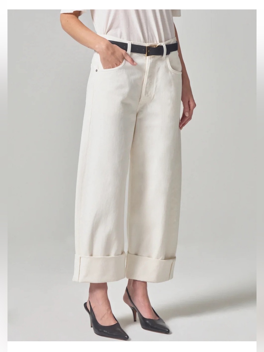Citizens of Humanity Ayla Baggy Cuffed Crop Serene